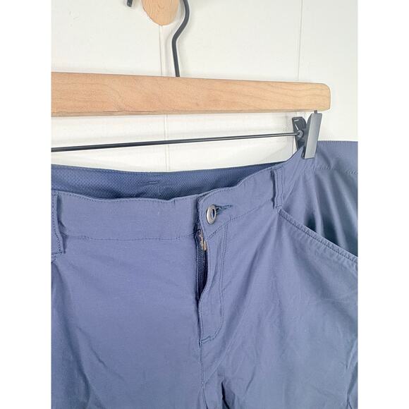 Patagonia Womens Quandry Nena Hiking Shorts Plus Size 16 Navy Blue 5" - Picture 6 of 12
